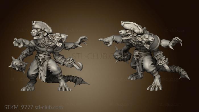 3D model Pi Rats Staff Star Player Double Trouble (STL)