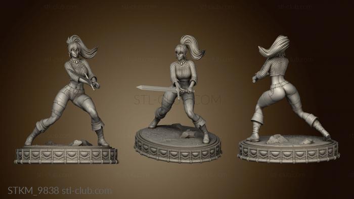 3D model Red Sonja cut (STL)