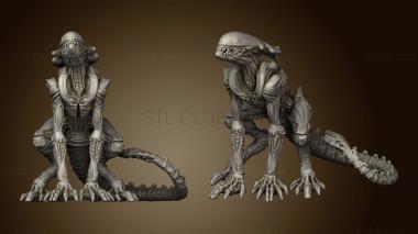 3D model Sci Fi CHEETAH ALIEN (STL)