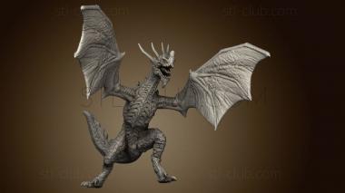 3D model Dragon figure (STL)