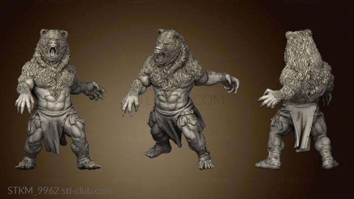 shapeshifter berserkir werebear mini