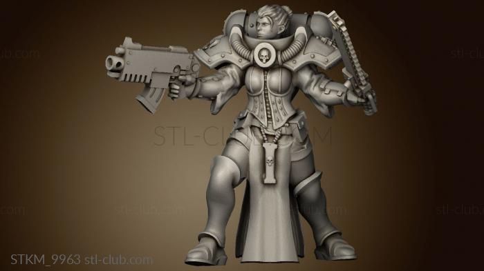 Battle Sisters Flamethrowers Bolter Sergeant