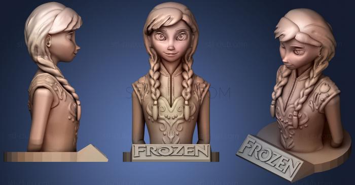 Бюст с логотипом Frozen Anna