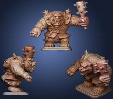 3D модель Heroquest Замороженный Ужас Белого Медведя (STL)