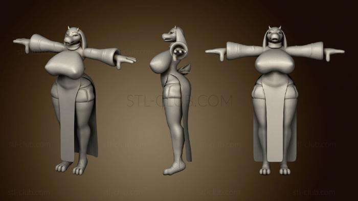 3D модель Аватар для VR-чата Toriel Mama (STL)