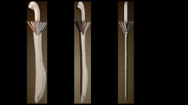 3D модель Меч рождественского духа (STL)