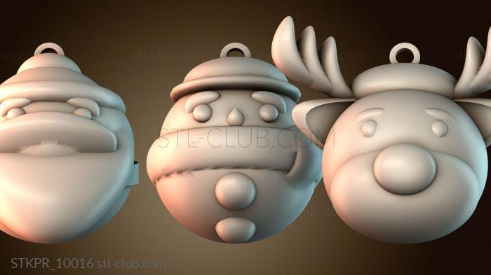 Статуэтки упрощенные Tinkercad Рождество