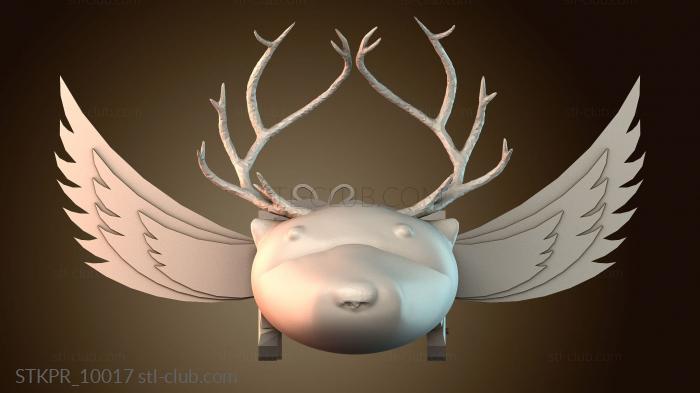 Статуэтки упрощенные Рождество в стиле Tinkercad