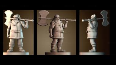 3D модель Варвар Санта Клаус (STL)