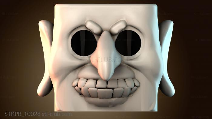 Статуэтки упрощенные Боб Двуногий Голова Хэллоуина