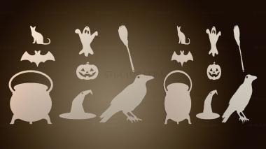 3D модель Украшения на Хэллоуин (STL)