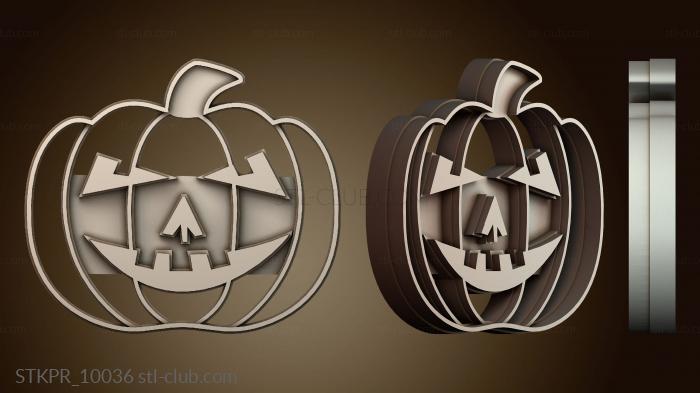 Статуэтки упрощенные Форма для печенья «Тыква на Хэллоуин»