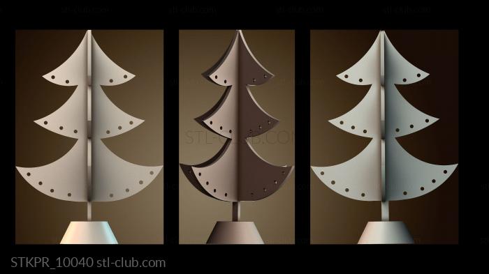 Статуэтки упрощенные Миниатюрная рождественская елка