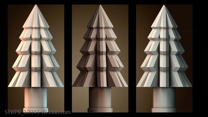 Статуэтки упрощенные Современная рождественская елка