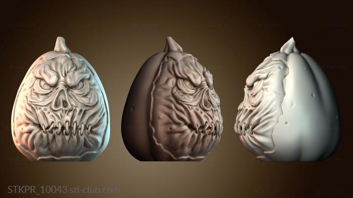 Статуэтки упрощенные Тыква на Хэллоуин