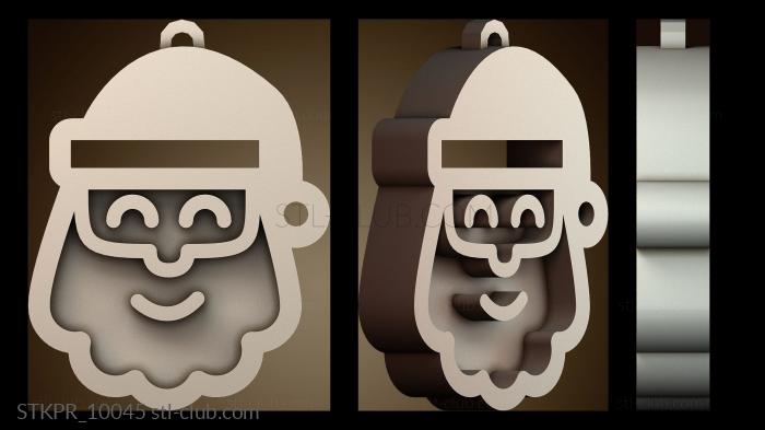 Статуэтки упрощенные Безделушка Деда Мороза