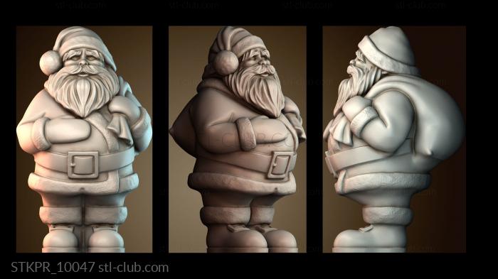 Статуэтки упрощенные Санта Клаус без опоры