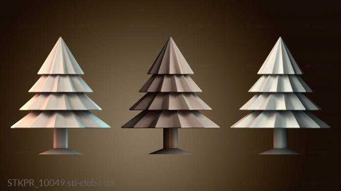 Статуэтки упрощенные Сияющая рождественская елка