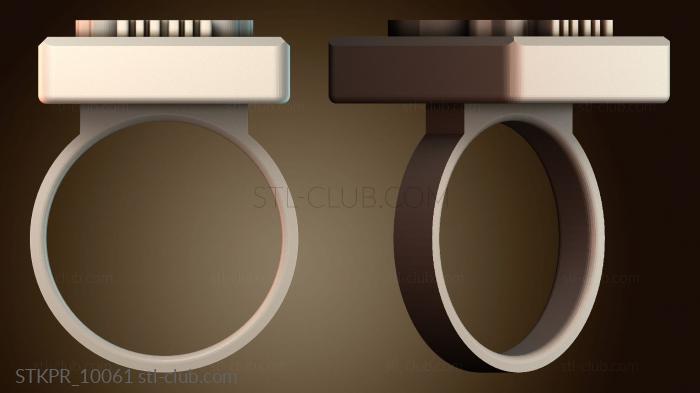 Статуэтки упрощенные Кольцо с принтом на Хэллоуин