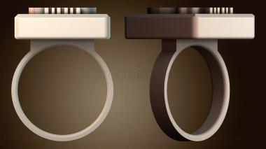 3D модель Кольцо с принтом на Хэллоуин (STL)