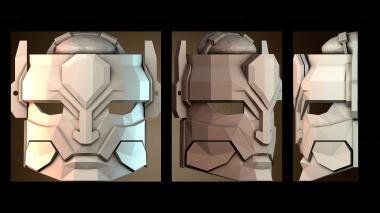 3D модель Маска для мозга — костюм на Хэллоуин (STL)