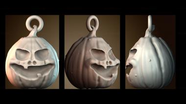 3D модель Хэллоуин Калабаса (STL)