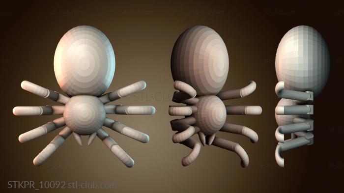 Статуэтки упрощенные Подсвечник «Тарантул»
