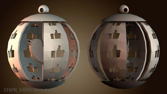 Статуэтки упрощенные Рождественский бал в социальных сетях