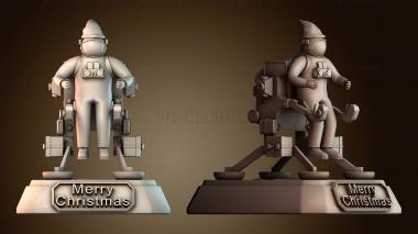 3D модель Футуристический Санта (STL)