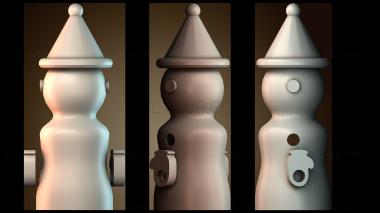 3D модель Person Bank Санта (STL)