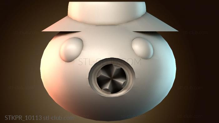 Статуэтки упрощенные Подсвечник в форме тыквы