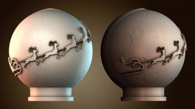 3D модель Санта Глобус (STL)