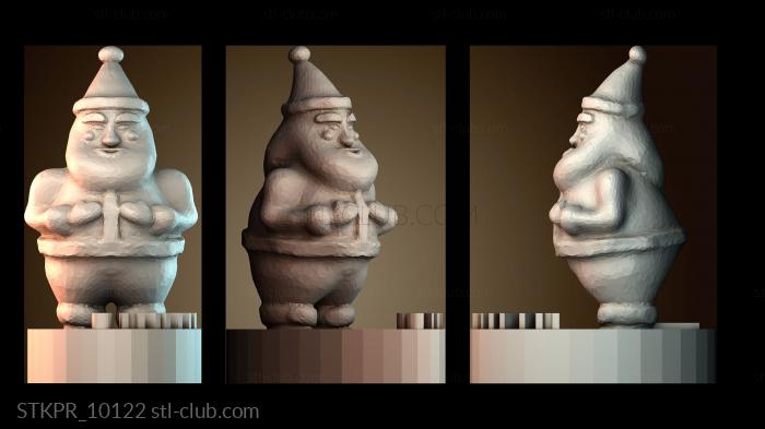 Статуэтки упрощенные Открывалка для подарков Санты