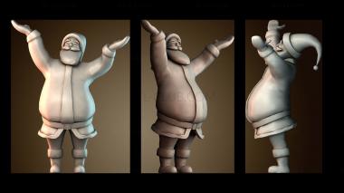 3D модель Санта (STL)