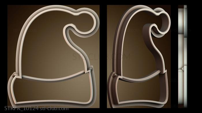 Статуэтки упрощенные Форма для печенья в виде шапки Санты