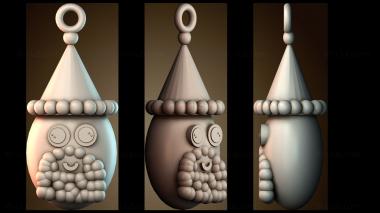 3D модель Санта украшение (STL)