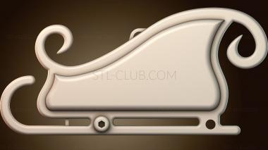 3D модель Сани Санты — Wi Fi версия (STL)