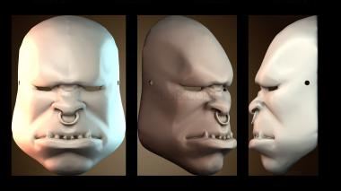 3D модель Украшенная маска для лица (STL)