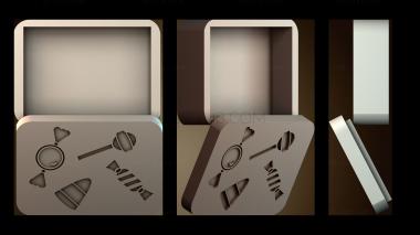 3D модель Дизайн коробки для конфет (STL)