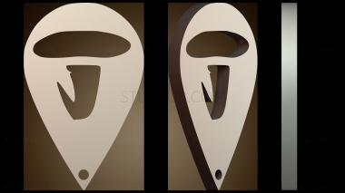 3D модель Дизайн маркера местоположения (STL)