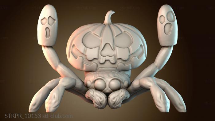 Статуэтки упрощенные Тыква павлин на Хэллоуин