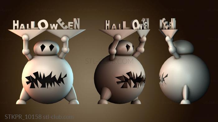 Статуэтки упрощенные Хэллоуинская сладость или гадость