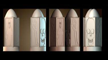 3D модель Жуткие декоративные колонны (STL)