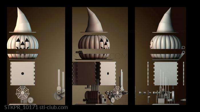 Статуэтки упрощенные Причудливая тыква на Хэллоуин