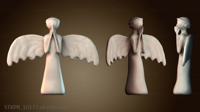 Статуэтки упрощенные Ангел верхушка для рождественской елки