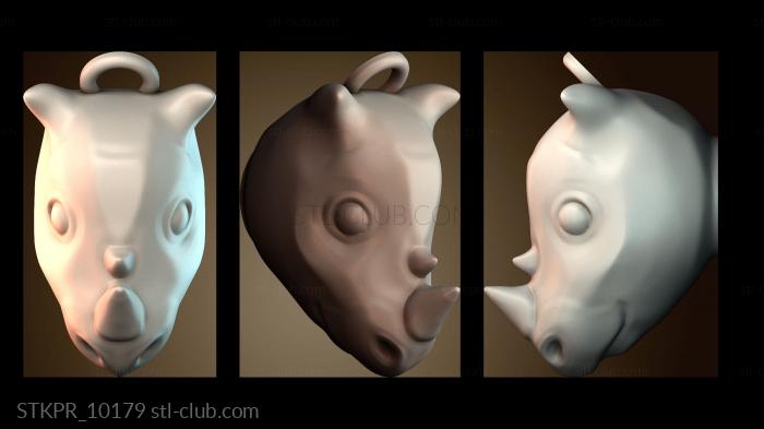 Статуэтки упрощенные Маска головы животного