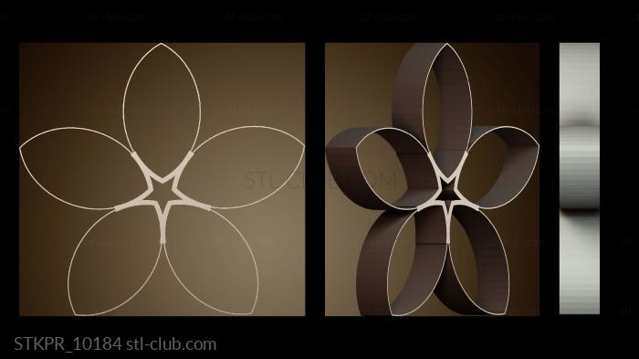 Статуэтки упрощенные Дизайн цветочного узора