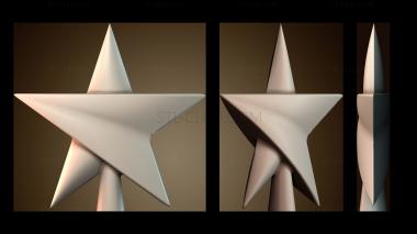 3D модель Трехмерная форма звезды (STL)