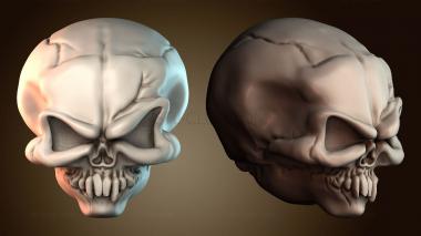 3D модель Злой череп (STL)