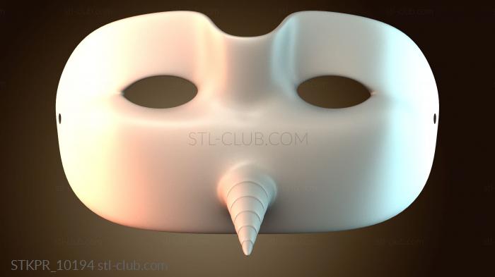 Статуэтки упрощенные Причудливая фантазийная маска